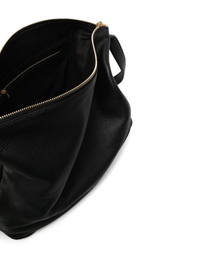 Shop Yu Mei Braidy Leather Cross-body Bag In Schwarz