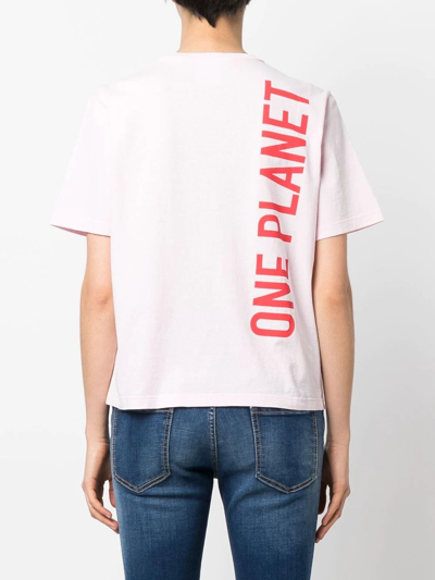 Shop Dsquared2 Slogan-print T-shirt In Rosa