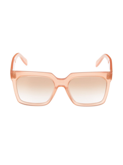Shop Celine Women's 49mm Round Cat-eye Sunglasses In Pink