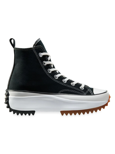 Shop Converse Men's Foundational Canvas Run Star Hike Sneakers In Black