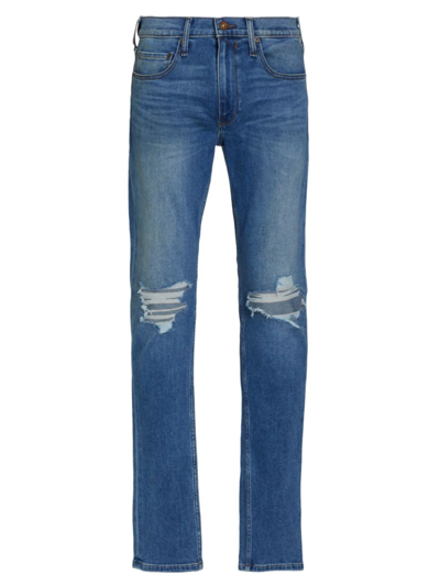 Shop Paige Men's Lennox Slim-fit Jeans In Archie Destructed