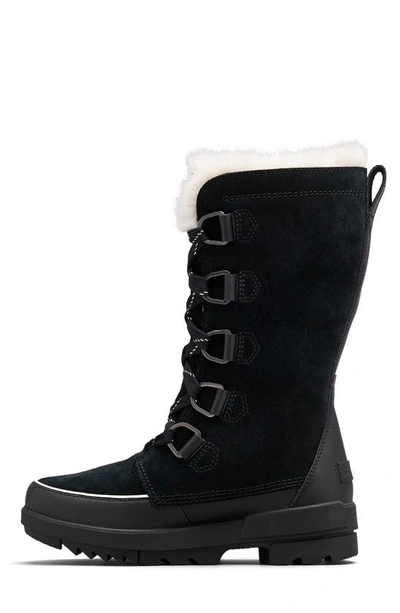 Shop Sorel Tivoli Iv Tall Faux Fur Boot In Black