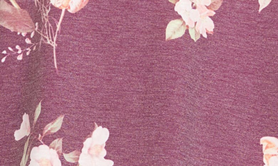Shop Flora Nikrooz Kathy Floral Pajamas In Plum