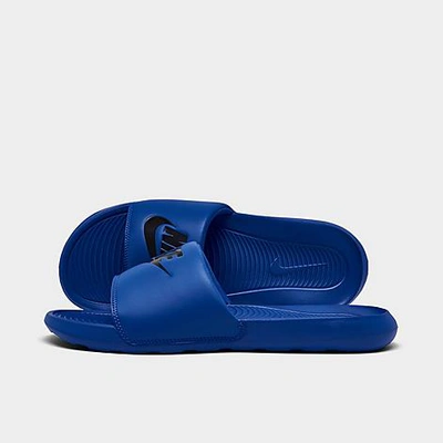 Shop Nike Men's Victori One Slide Sandals In Royal/black/game Royal