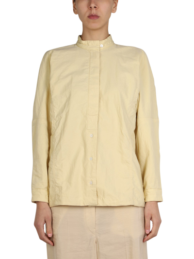 Shop Lemaire Regular Fit Shirt In Giallo