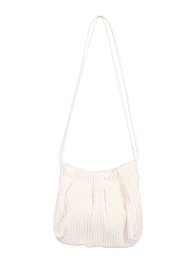 Shop Themoirè Shoulder Bag Thetis In Bianco