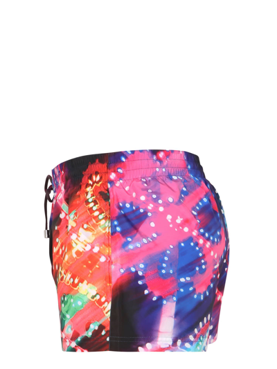 Shop Dolce & Gabbana Lumnarie Print Swimsuit In Multicolor