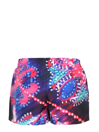Shop Dolce & Gabbana Lumnarie Print Swimsuit In Multicolor