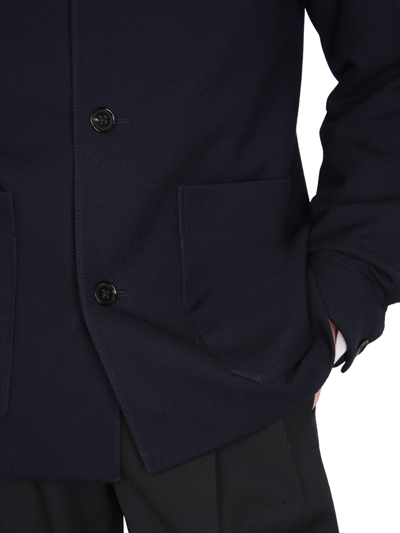 Shop Ermenegildo Zegna Single-breasted Jacket In Blu