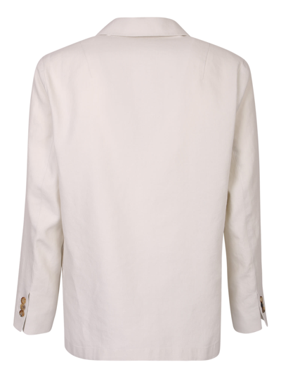 Shop Boglioli Single-breasted Blazer In White