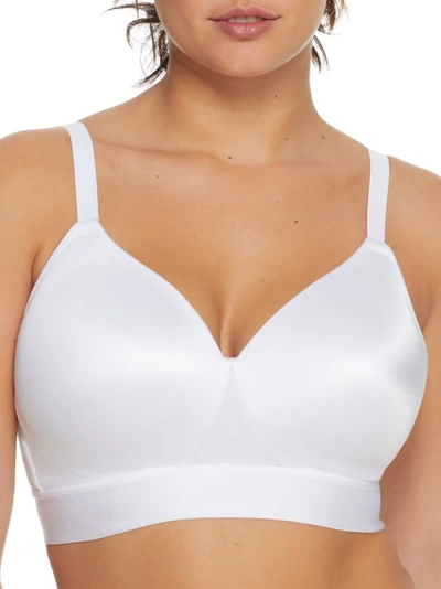 Shop Bali One Smooth U Bounce Control Wire-free T-shirt Bra In White