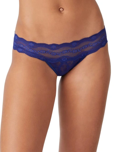 Shop B.tempt'd By Wacoal Lace Kiss Bikini In Beacon Blue