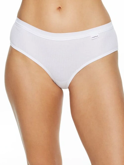Shop Chantelle Cotton Comfort Hipster In White