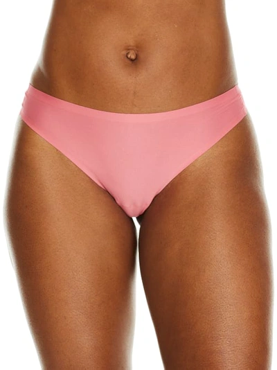 Shop Chantelle Soft Stretch Thong In Rose Amour
