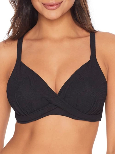 Shop Fantasie Ottawa Plunge Bikini Top In Black