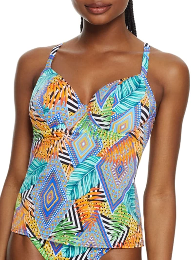 Cala Palma Underwire Plunge Tankini Swim Top