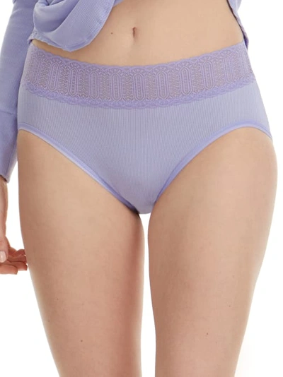 Shop Hanky Panky Eco Rib French Brief In Sweet Lavender