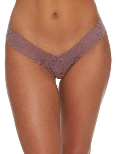 Shop Hanky Panky Daily Lace Low Rise Thong In All Spice