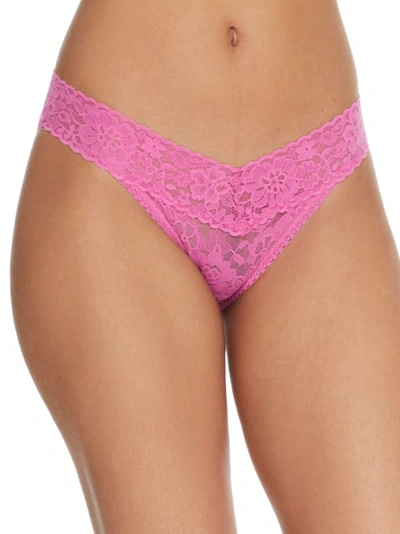 Shop Hanky Panky Daily Lace V-kini In Dream House Pink