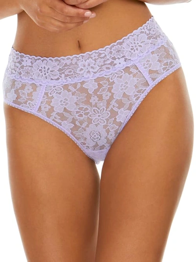 Shop Hanky Panky Daily Lace Girl Brief In Lilac Bloom