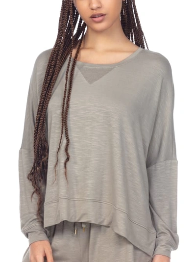 Shop Honeydew Intimates Starlight Knit Lounge Sweatshirt In Taurus