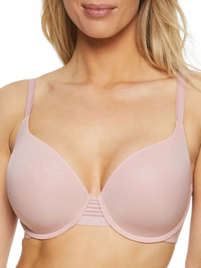 Shop Le Mystere Second Skin Back Smoother T-shirt Bra In Adobe Rose