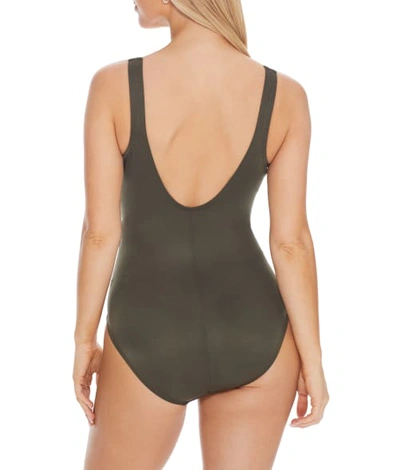 Shop Miraclesuit Illusionists Circe One-piece In Olivetta Green