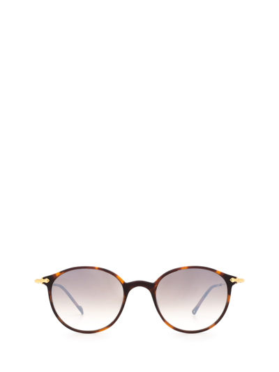 Eyepetizer Longisland Dark Havana Sunglasses In Dark Havana