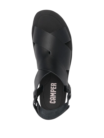 Camper Oruga Up Sandals In Schwarz