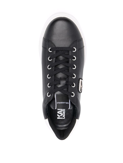 Shop Karl Lagerfeld Ikonic Low-top Sneakers In Black