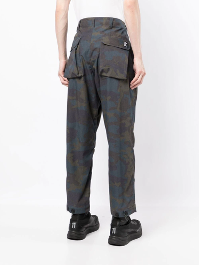 Shop The Power For The People Cargo-pocket Detail Trousers In Mehrfarbig