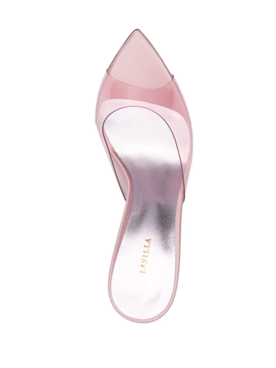 Shop Le Silla Afrodite 80mm Sandals In Rosa