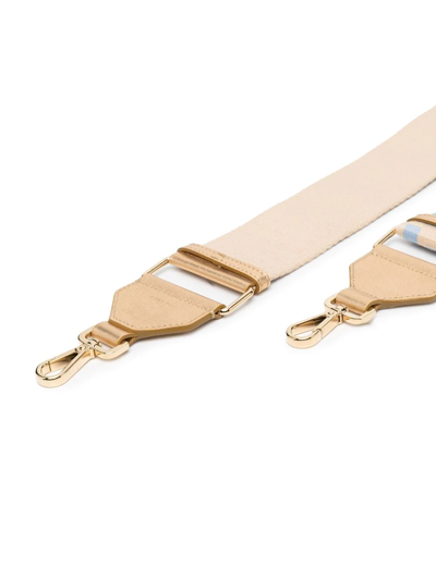 Fendi Strap You Logo-print Bag Strap In Nude