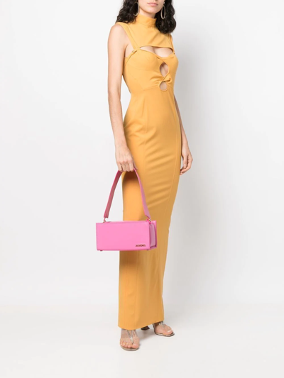 Jacquemus Le Rectangle Leather Handbag In Rosa