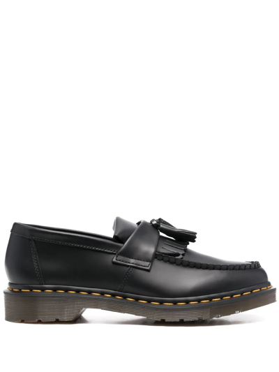 Shop Dr. Martens' Adrian Tassel-detail Leather Loafers In Schwarz