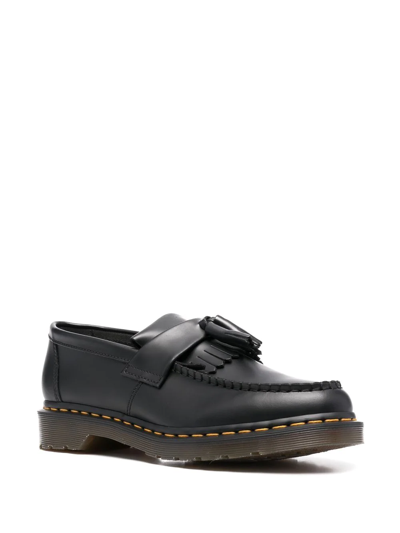 Dr. Martens Adrian Tassel-detail Leather Loafers In Black