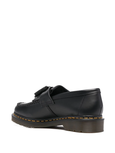 Dr. Martens Adrian Tassel-detail Leather Loafers In Black