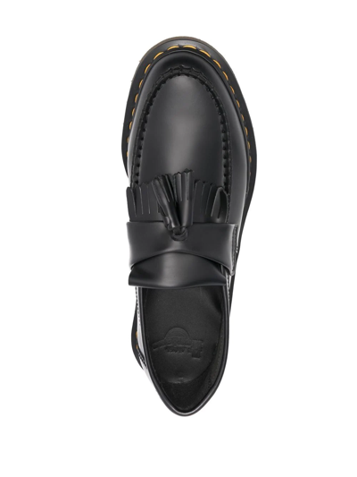 Dr. Martens Adrian Tassel-detail Leather Loafers In Black