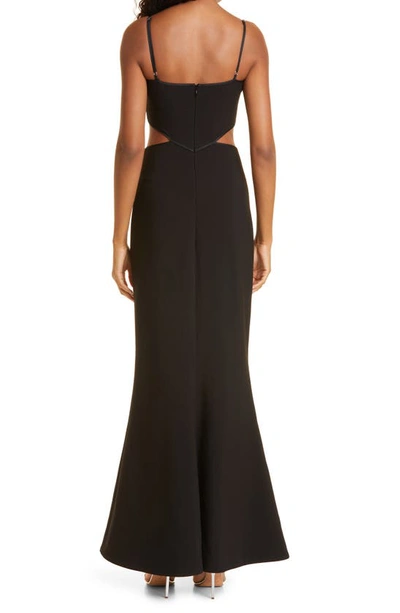 Shop Likely Nancy Cutout Gown In Black