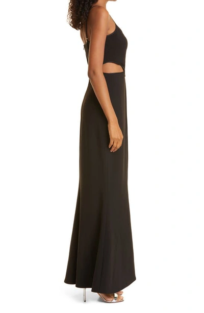 Shop Likely Nancy Cutout Gown In Black