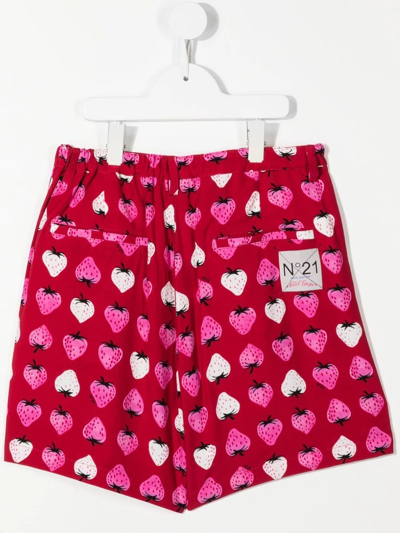 TEEN 草莓印花短裤