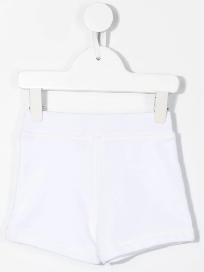 Dsquared2 Logo-print Track Shorts In White