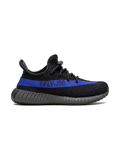 Shop Adidas Originals Yeezy Boost 350 V2 "dazzling Blue" Sneakers In Black