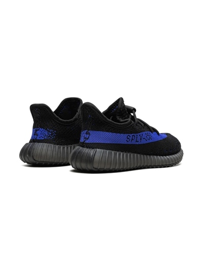 Adidas Originals Yeezy Boost 350 V2 "dazzling Blue" Sneakers In Black