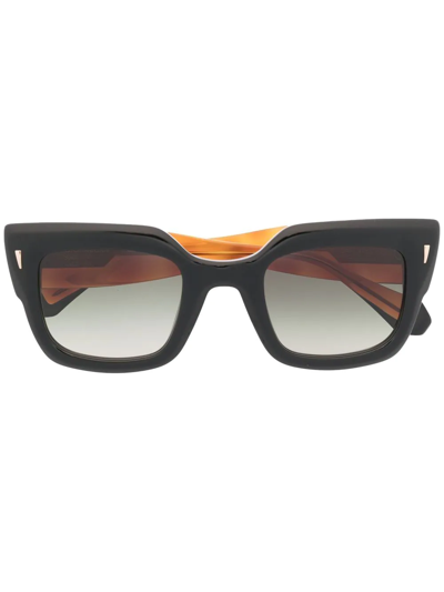 Shop Gigi Studios Square-frame Tinted Sunglasses In Black