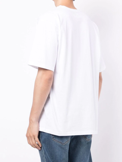 Agnès B. Chris B-motif T-shirt In White