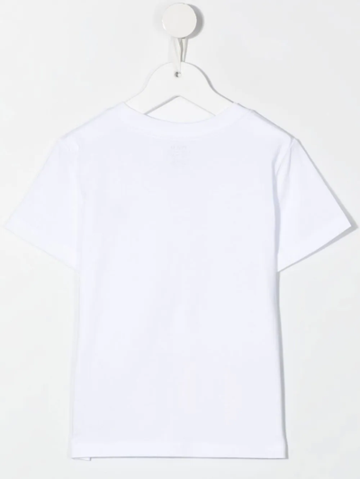 Shop Ralph Lauren Logo-print Cotton T-shirt In White