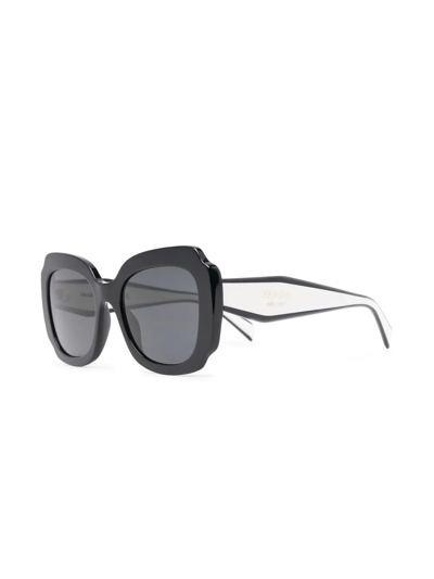 Prada Oversized-frame Sunglasses In White