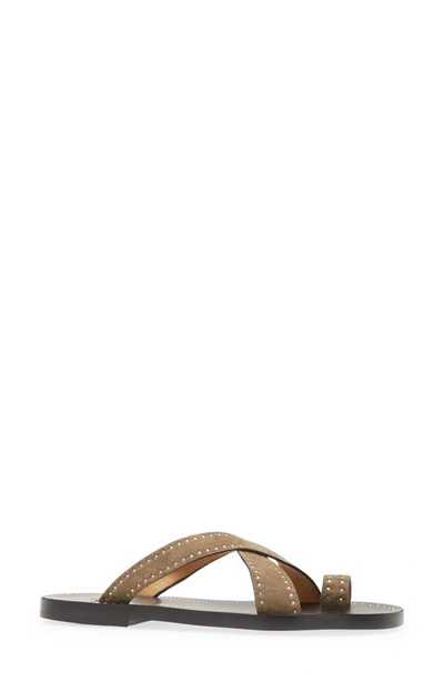 Shop Isabel Marant Jinsay Toe Ring Sandal In Taupe