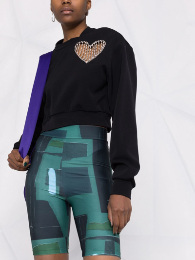Henrik Vibskov Graphic-print Shorts In Green